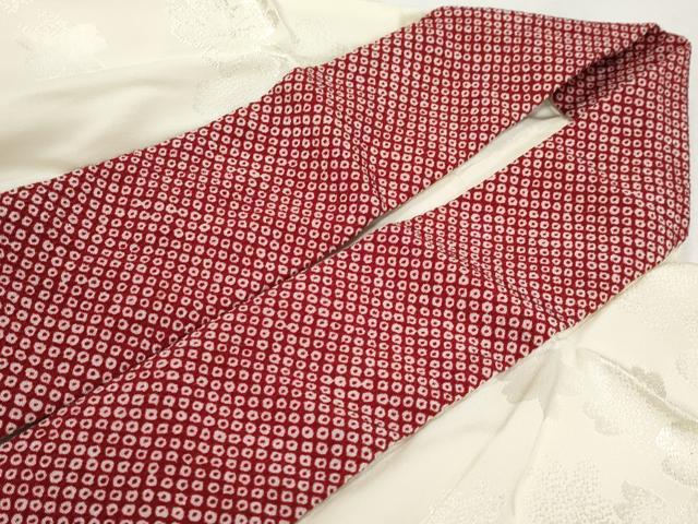 平和屋着物●上質な長襦袢　無双仕立て　舞桜地紋　鳥の子色地　逸品　CYAA4025s6