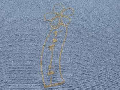 平和屋本店●極上　世界的人形師　辻村寿三郎　ジュサブロー　訪問着　刺繍　兎　薄花色地　逸品　未使用　CYAA4035s6