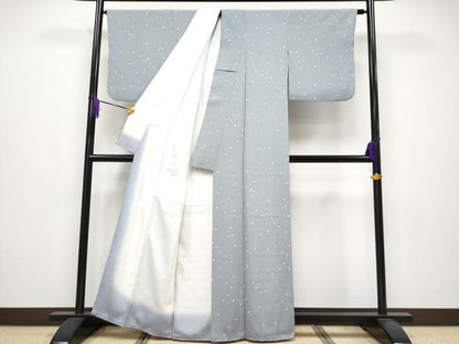平和屋着物●極上　小紋　作家物　箔散らし　逸品　CYAA4041s6