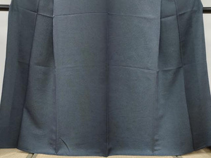 平和屋着物▽極上 江戸小紋 単衣 行儀 墨流し文様 暈し染め 黒地 逸品 CYAA4057s6