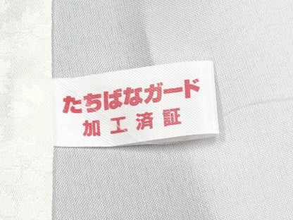 平和屋着物●極上　振袖　刺繍　薬玉花文　暈し染め　銀通し地　逸品　CYAA4058s6