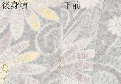 平和屋着物●極上　小紋　絞り　菊唐草文　逸品　CYAA4059s6