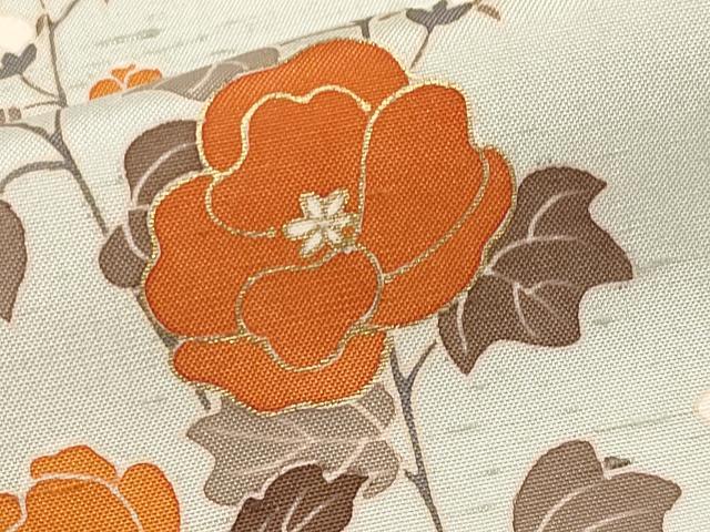 平和屋着物○極上 石川県指定無形文化財 牛首紬 白山工房 手織 訪問着