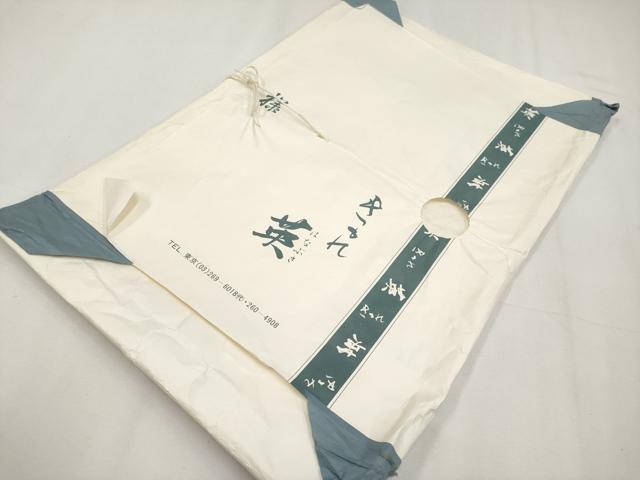 平和屋着物●洗える最高級着物　＜英＞はなぶさ謹製　長襦袢　無双仕立て　麻の葉地紋　洗える着物　たとう紙付き　逸品 未使用 CYAA4068s6 平和屋着物□極上 洗える最高級着物 ＜英＞はなぶさ謹製 小紋 単衣