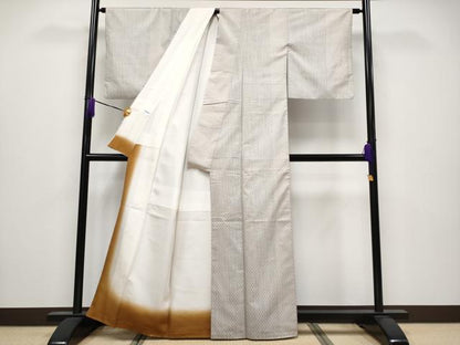 平和屋着物●極上　東郷織物謹製　本場大島紬　間道　逸品　CYAA4082s6