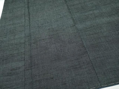 平和屋着物●極上　男性　紬　アンサンブル　色無地　羊羹色地　逸品　未使用　CYAA4092s6