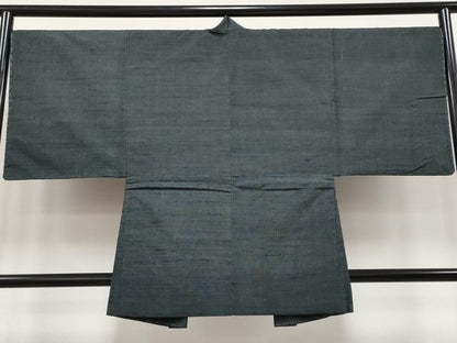 平和屋着物●極上　男性　紬　アンサンブル　色無地　羊羹色地　逸品　未使用　CYAA4092s6