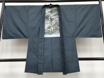 平和屋着物●極上　男性　本場大島紬　アンサンブル　100亀甲　総詰め　逸品　未使用　CYAA4093s6