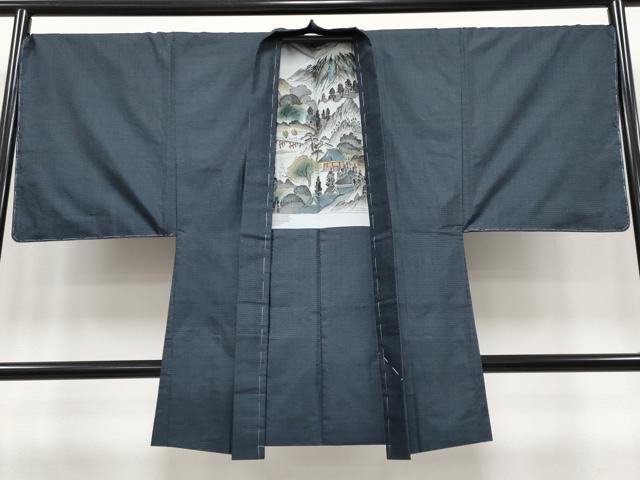 平和屋着物●極上　男性　本場大島紬　アンサンブル　100亀甲　総詰め　逸品　未使用　CYAA4093s6
