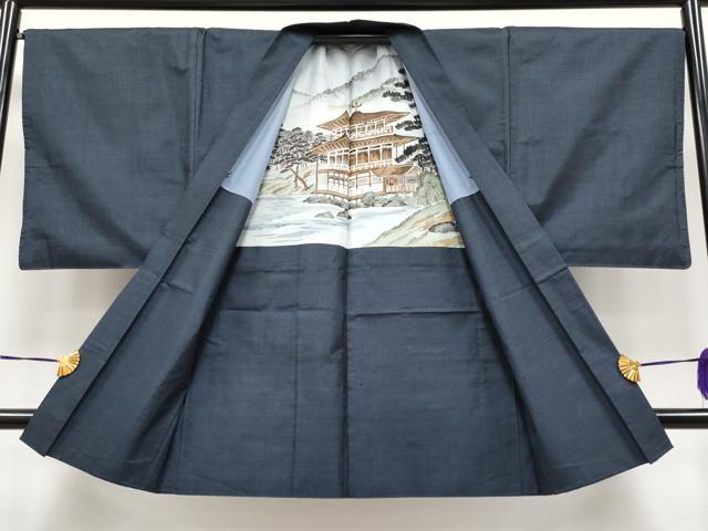 平和屋着物●極上　男性　本場大島紬　アンサンブル　100亀甲　総詰め　逸品　CYAA4111s6