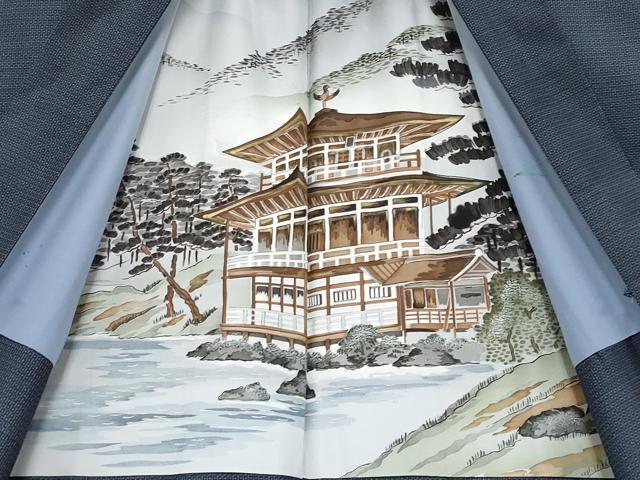 平和屋着物●極上　男性　本場大島紬　アンサンブル　100亀甲　総詰め　逸品　CYAA4111s6