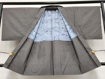 平和屋着物●極上　男性　本場大島紬　アンサンブル　100亀甲　総詰め　逸品　未使用　CYAA4112s6