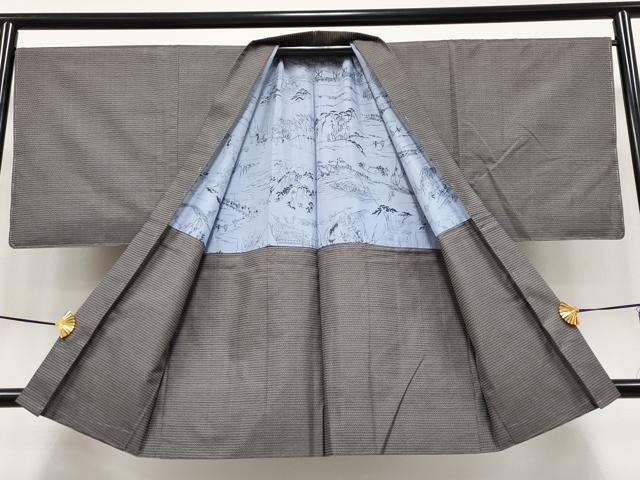 平和屋着物●極上　男性　本場大島紬　アンサンブル　100亀甲　総詰め　逸品　未使用　CYAA4112s6