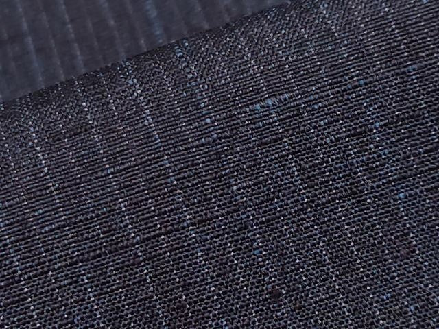 平和屋着物●極上　男性　紬　アンサンブル　縞　濃紺地　逸品　未使用　CYAA4113s6