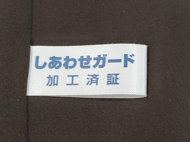平和屋着物●極上　本場大島紬　訪問着　シルクロード　ラクダ　黒地　金彩　前田織物謹製　証紙付き　逸品　CYAA4116s6