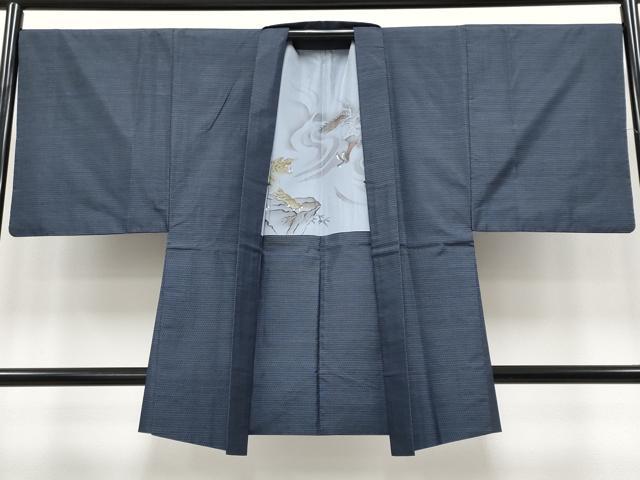 平和屋着物○極上 男性 本場大島紬 アンサンブル・長襦袢セット 100