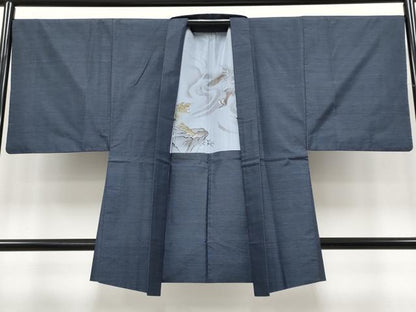 平和屋着物●極上　男性　本場大島紬　アンサンブル・長襦袢セット　100亀甲　総詰め　逸品　CYAA4122s6