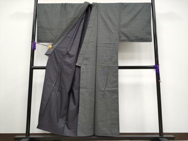 平和屋着物●極上　男性　紬　アンサンブル　キングサイズ　亀甲柄　逸品　未使用　CYAA4124s6
