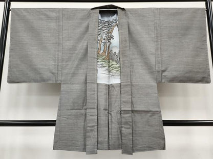 平和屋着物●極上　男性　本場大島紬　アンサンブル・長襦袢セット　9マルキ　逸品　未使用　CYAA4125s6