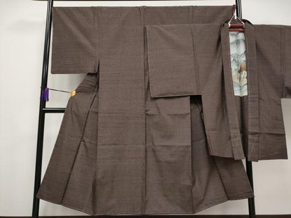 平和屋着物●極上　男性　本場大島紬　アンサンブル　絣文様　逸品　未使用　CYAA4126s6