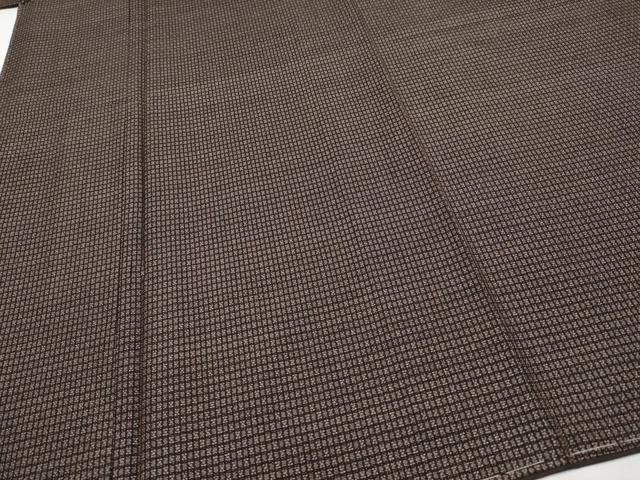平和屋着物●極上　男性　本場大島紬　アンサンブル　絣文様　逸品　未使用　CYAA4126s6