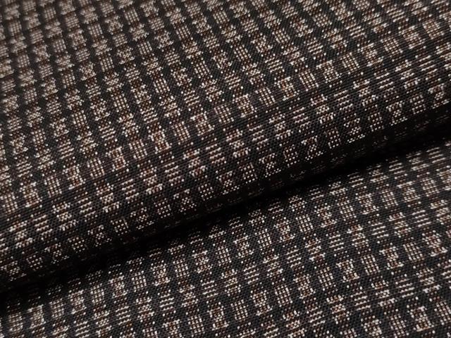 平和屋着物●極上　男性　本場大島紬　アンサンブル　絣文様　逸品　未使用　CYAA4126s6