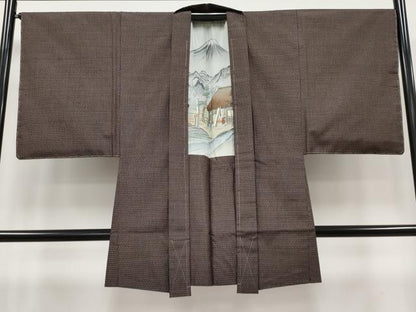 平和屋着物●極上　男性　本場大島紬　アンサンブル　絣文様　逸品　未使用　CYAA4126s6
