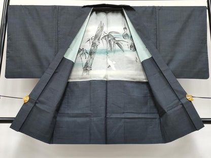 平和屋着物●極上　男性　本場大島紬　アンサンブル　100亀甲　総詰め　逸品　CYAA4127s6
