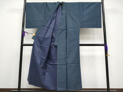 平和屋着物●極上　男性　本場大島紬　アンサンブル・長襦袢セット　キングサイズ　逸品　未使用　CYAA4128s6