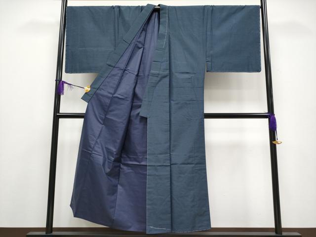 平和屋着物●極上　男性　本場大島紬　アンサンブル・長襦袢セット　キングサイズ　逸品　未使用　CYAA4128s6