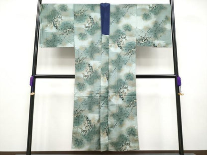 平和屋着物●極上　男性　本場大島紬　アンサンブル・長襦袢セット　キングサイズ　逸品　未使用　CYAA4128s6