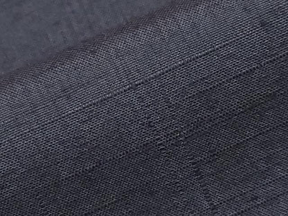 平和屋着物●極上　結城紬　色無地　濃紺地　証紙付き　逸品　未使用　CYAA4157s6