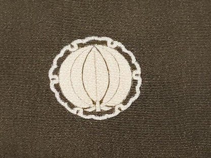 平和屋着物●極上　アンティーク　大正ロマン　振袖　駒刺繍　立波枝花文　金彩　逸品　CYAA4180s6