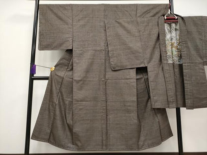 平和屋着物●極上　男性　本場大島紬　アンサンブル　100亀甲　総詰め　逸品　未使用　CYAA4186s6