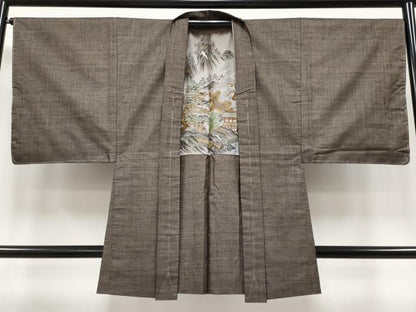 平和屋着物●極上　男性　本場大島紬　アンサンブル　100亀甲　総詰め　逸品　未使用　CYAA4186s6