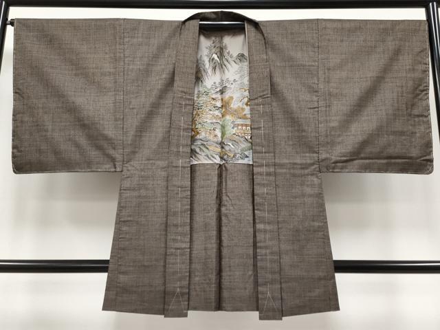 平和屋着物●極上　男性　本場大島紬　アンサンブル　100亀甲　総詰め　逸品　未使用　CYAA4186s6