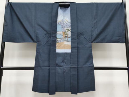 平和屋着物●極上　男性　本場大島紬　アンサンブル　キングサイズ　100亀甲　総詰め　逸品　CYAA4188s6