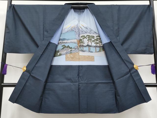 平和屋着物●極上　男性　本場大島紬　アンサンブル　キングサイズ　100亀甲　総詰め　逸品　CYAA4188s6