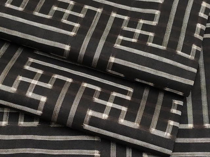 平和屋着物●希少　本場大島紬　龍郷絣　秋名バラ　アンサンブル　逸品　CYAA4189s6