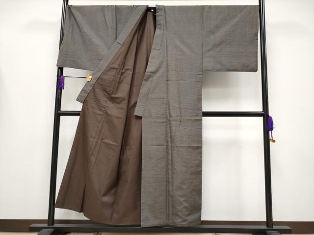 平和屋本店●極上 男性 本場大島紬 アンサンブル キングサイズ 100亀甲 総詰め 逸品 CYAA4191s6