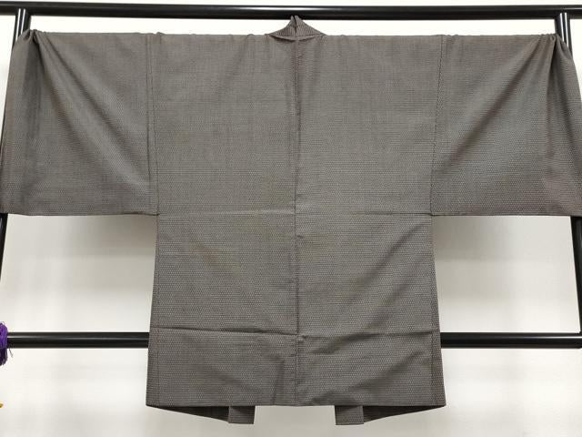 平和屋本店●極上 男性 本場大島紬 アンサンブル キングサイズ 100亀甲 総詰め 逸品 CYAA4191s6
