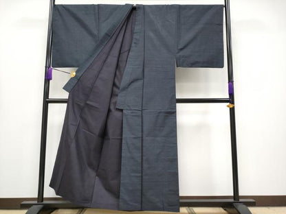 平和屋着物●極上　男性　本場大島紬　アンサンブル　キングサイズ　80亀甲　総詰め　逸品　CYAA4192s6