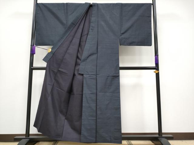 平和屋着物●極上　男性　本場大島紬　アンサンブル　キングサイズ　80亀甲　総詰め　逸品　CYAA4192s6