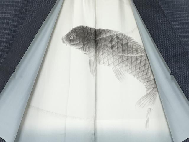 平和屋着物●極上　男性　本場大島紬　アンサンブル　キングサイズ　80亀甲　総詰め　逸品　CYAA4192s6