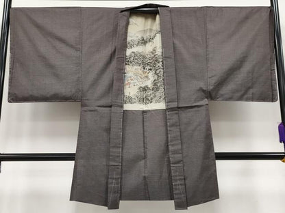 平和屋着物●極上　男性　本場大島紬　アンサンブル　100亀甲　総詰め　逸品　未使用　CYAA4193s6
