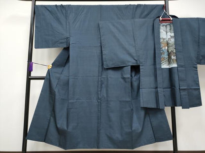 平和屋着物●極上　男性　本場大島紬　アンサンブル　100亀甲　総詰め　逸品　未使用　CYAA4194s6