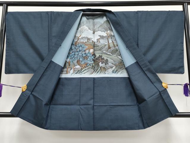 平和屋着物●極上　男性　本場大島紬　アンサンブル　100亀甲　総詰め　逸品　未使用　CYAA4194s6