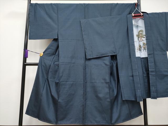 平和屋着物●極上　男性　本場大島紬　アンサンブル　キングサイズ　100亀甲　総詰め　逸品　未使用　CYAA4196s6