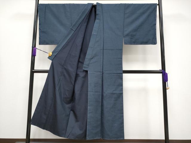 平和屋着物●極上　男性　本場大島紬　アンサンブル　キングサイズ　100亀甲　総詰め　逸品　未使用　CYAA4196s6