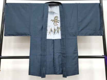 平和屋着物●極上　男性　本場大島紬　アンサンブル　キングサイズ　100亀甲　総詰め　逸品　未使用　CYAA4196s6